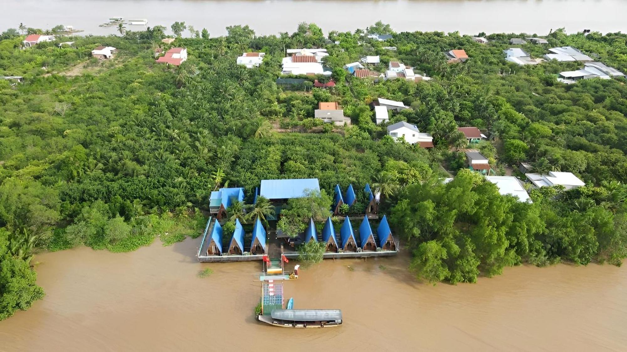 Con Phung Resort Mekong - Nature Escape With Free Boat Shuttle & Fishing ベンチェ エクステリア 写真