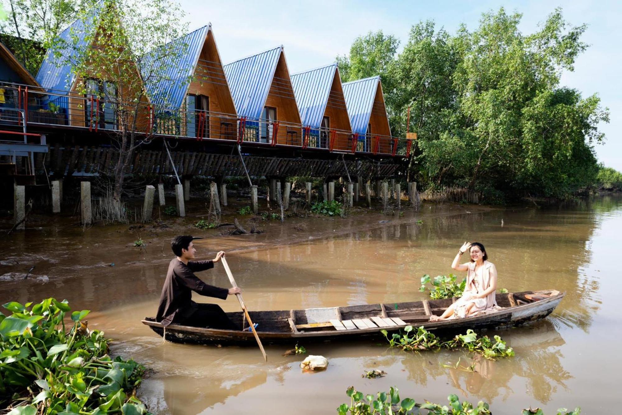 Con Phung Resort Mekong - Nature Escape With Free Boat Shuttle & Fishing ベンチェ エクステリア 写真