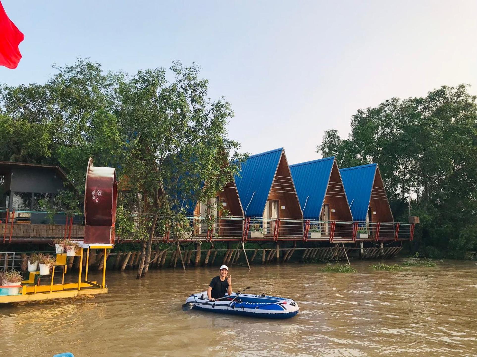 Con Phung Resort Mekong - Nature Escape With Free Boat Shuttle & Fishing ベンチェ エクステリア 写真